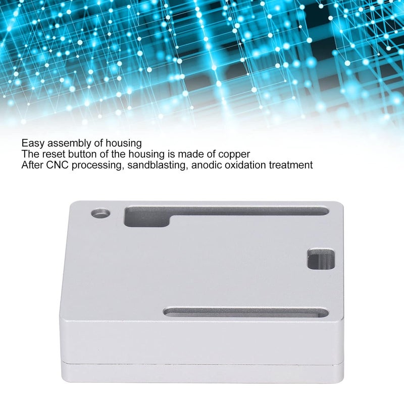 woobles Electronic Project Box Antioxidant Dust Protection Box Easy Installation Aluminum Alloy for Industry (Silver) - Image 4